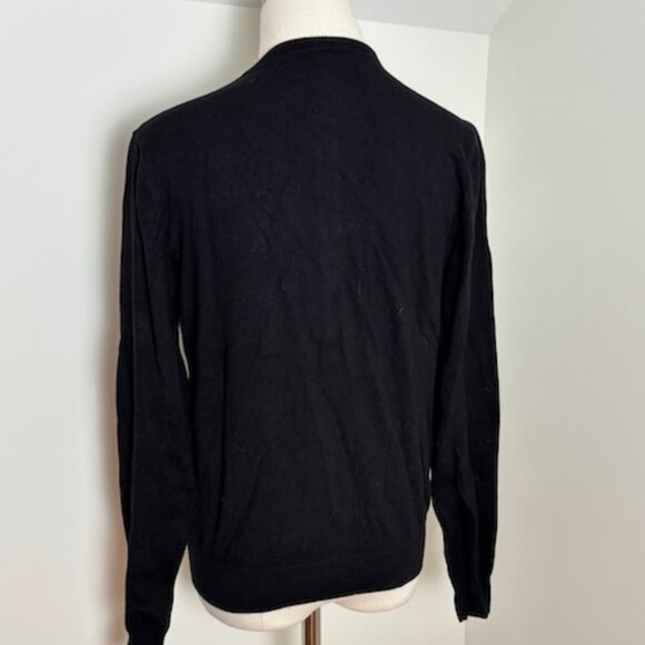 NWT Ann Taylor black cotton cardigan S - Picture 2 of 7